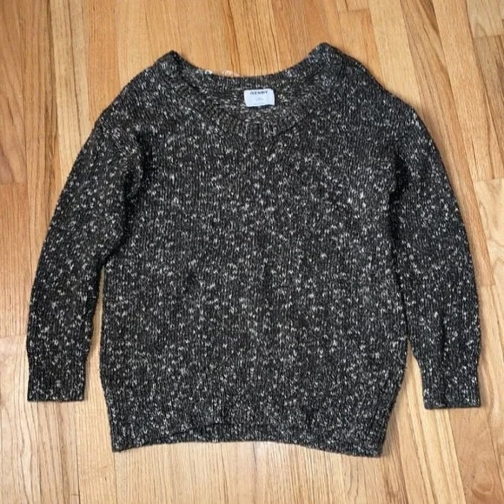 Green tunic length sweater xs